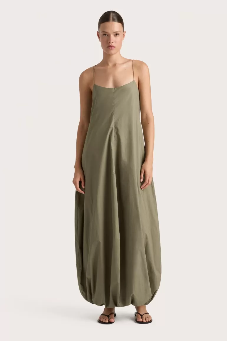 Cheap Faithfull the Brand Anais Maxi Dress Khaki