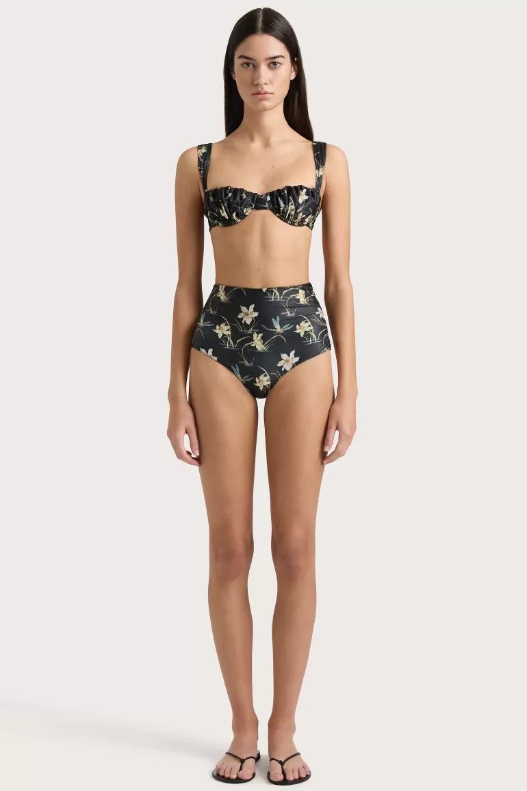 Hot Faithfull the Brand Bianca Bikini Bottom Daffodil Print