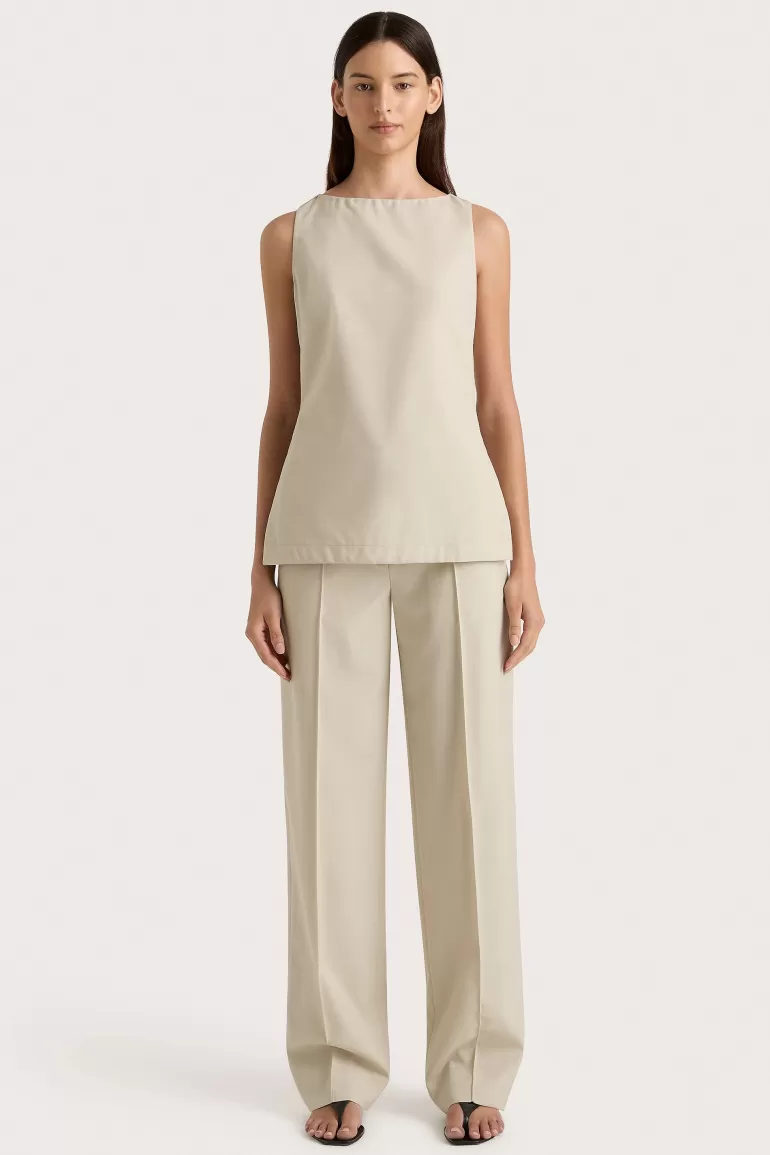 Best Sale Faithfull the Brand Emilie Trouser Beige