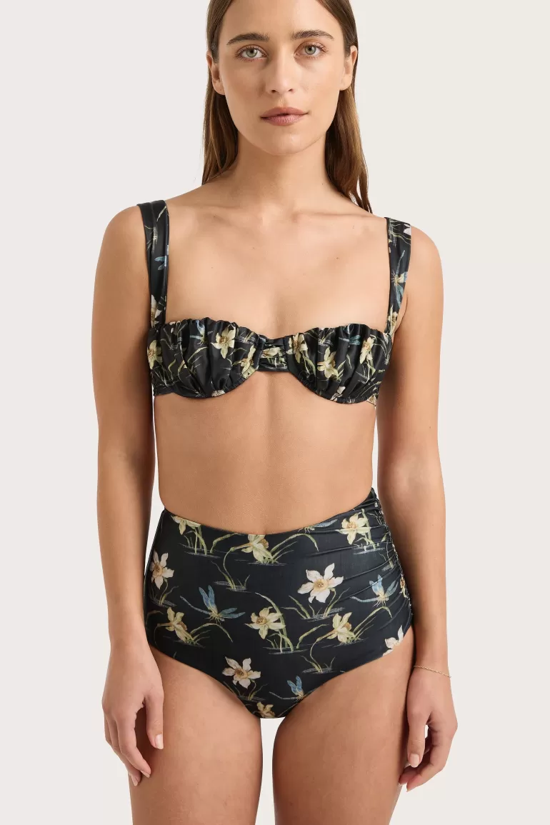 Best Faithfull the Brand Emily Bikini Top Daffodil Print