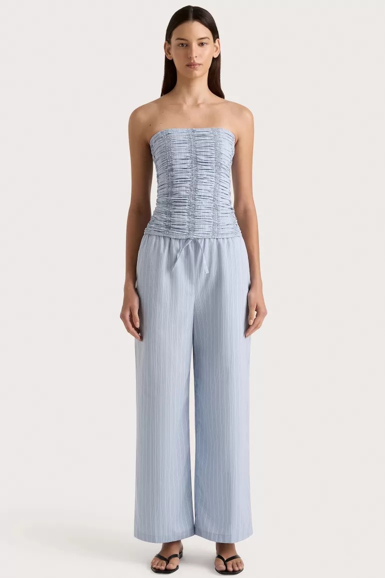 Store Faithfull the Brand Freja Pant Blue Pinstripe