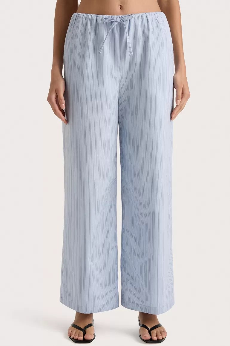 Store Faithfull the Brand Freja Pant Blue Pinstripe