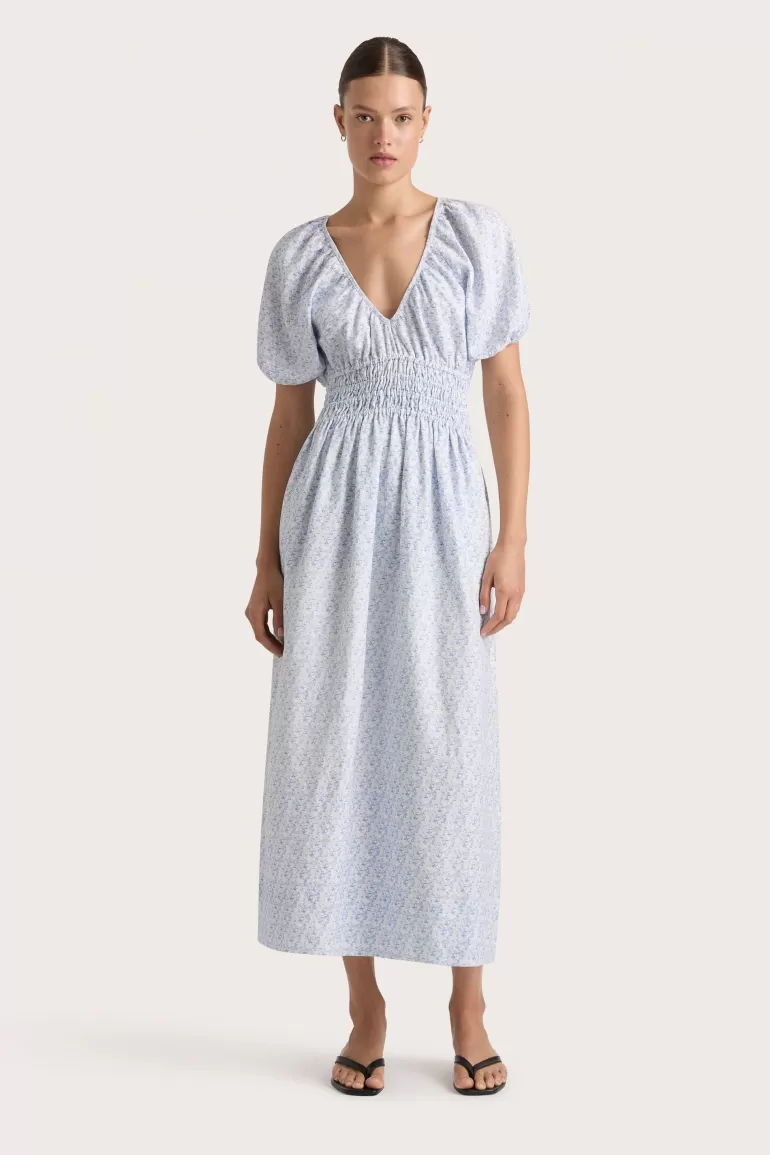 Store Faithfull the Brand Geriba Maxi Dress Leilani Mid Blue