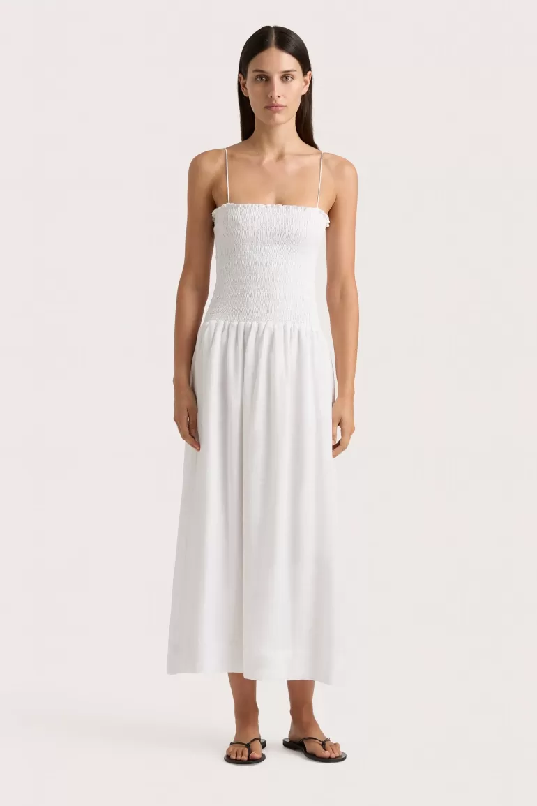 Store Faithfull the Brand Geriba Midi Dress White