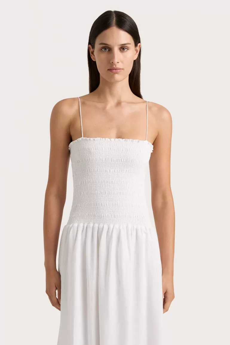 Store Faithfull the Brand Geriba Midi Dress White