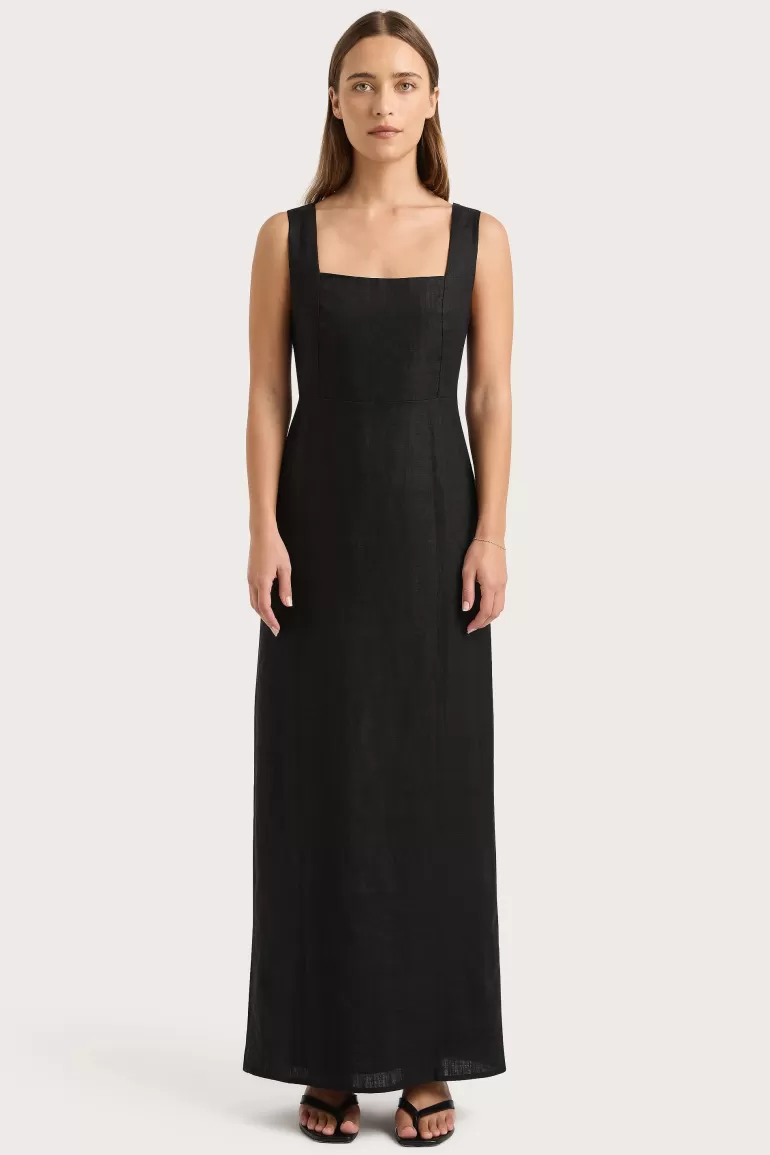 Best Sale Faithfull the Brand Lais Midi Dress Black