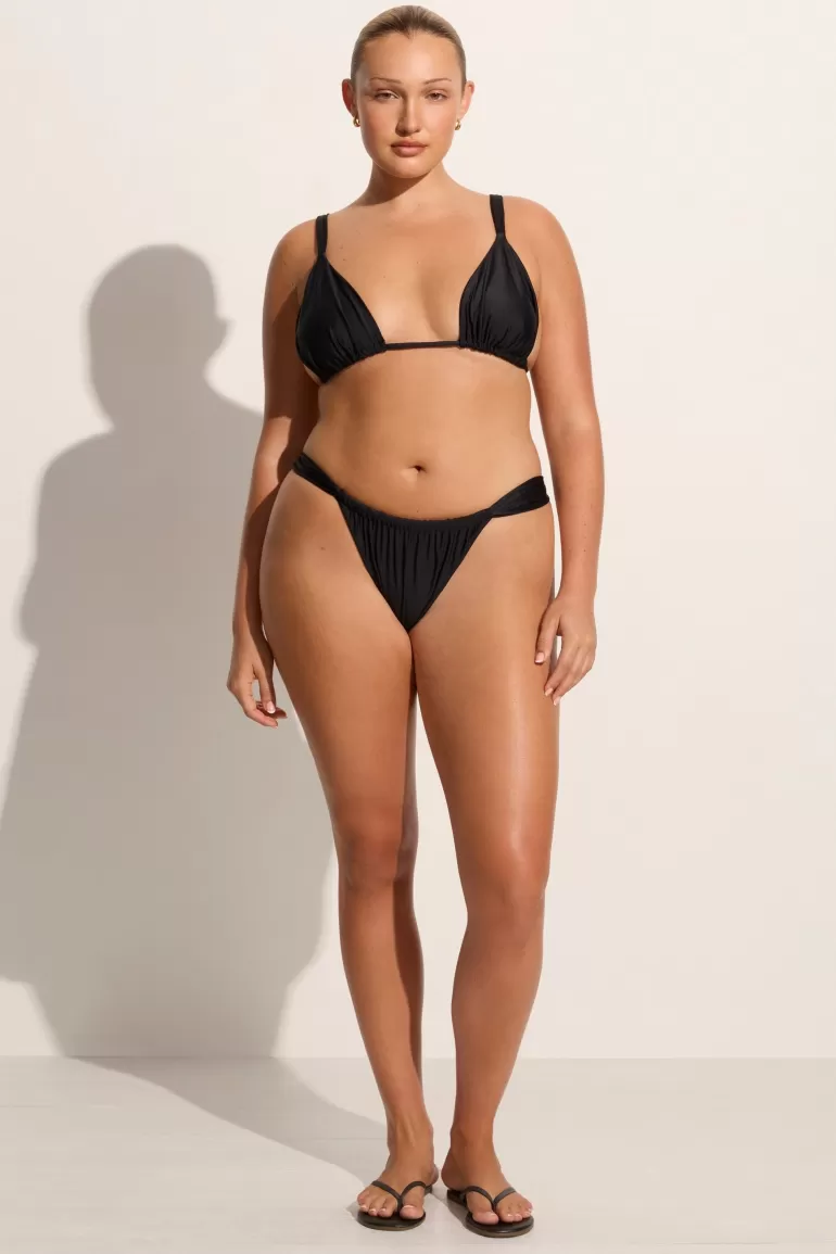 Best Faithfull the Brand Mary Bikini Top Black - Final Sale