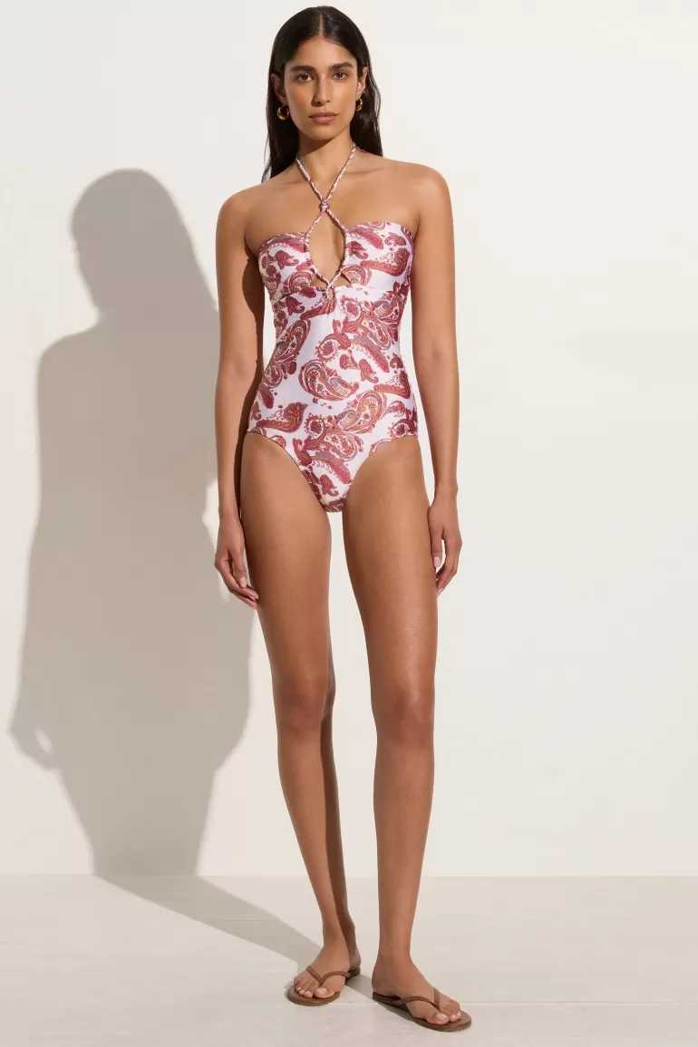 Shop Faithfull the Brand Viviana One Piece Alessia Paisley - Final Sale